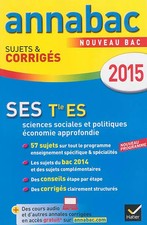 Annales Annabac 2015 SES Tle