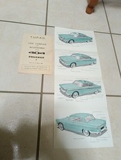Peugeot 404 1962 T.U.P.A.C accessoires  catalogue publicité brochure dépliant