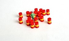Lot fûts rouges jaunes - lot, 20