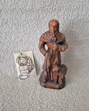 Santon femme en résine effet