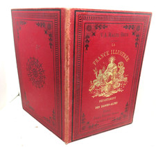 MALTE-BRUN LA FRANCE ILLUSTREE DEPARTEMENT DES BASSES-ALPES 1855 EO Cartonnage