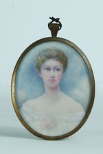 Beau Tableau ancien portrait