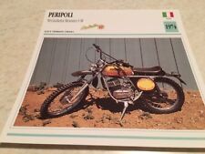 Carte moto Peripoli 50 Giuletta Monster 6M 1974 collection Atlas motorbike 