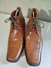 PELUSO Boots Lacets Cuir