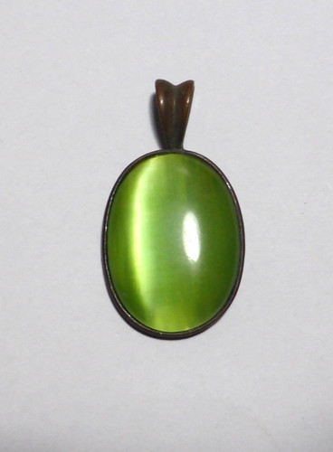 Pendentif vintage cabochon - pendentif,