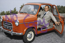 VESPA 400 ORANGE ET FANGIO AU