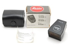 [Comme neuf] Viseur Leica 21 mm 12008 finder noir avec boîtier boîte du...