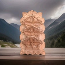 Porte Courrier Bois Sculpté