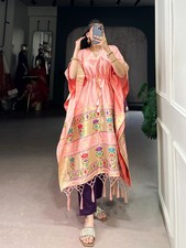 Indien Paithani Caftan Pure
