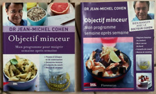 2 livres "Objectif minceur" Jean-Michel Cohen TBE