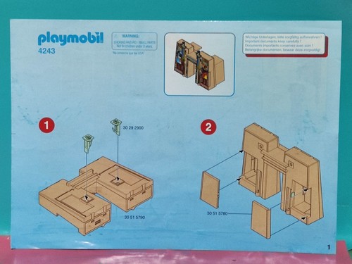 Playmobil manuels instructions - manuels,