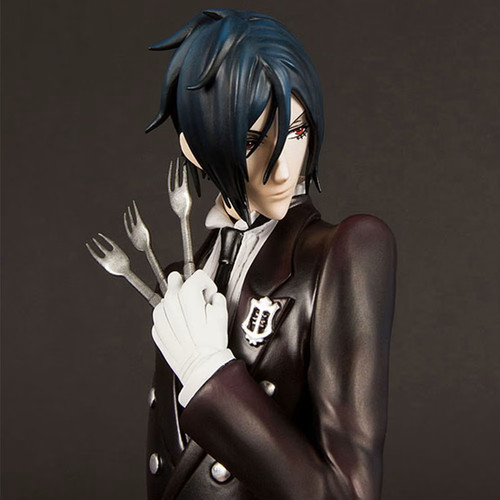Black butler figurine - black,