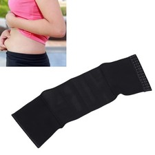 Waist Trainer Corset Shapewear Tummy Control 3 Row Hook Black Mesh Body Shap OBF