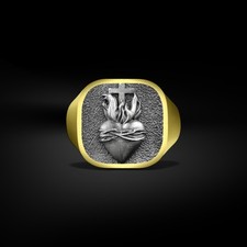Bague chevalière homme