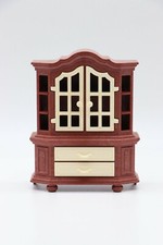 PLAYMOBIL Vaisselier buffet marron acajou et crème - 1900 Salle à manger 5327
