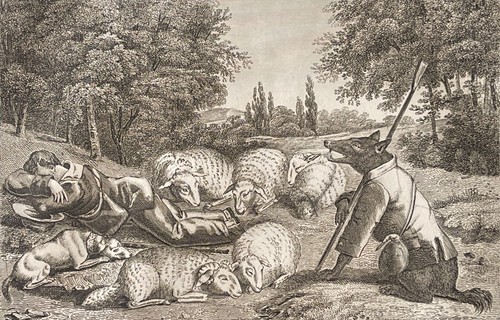 Loup devenu berger - le,
