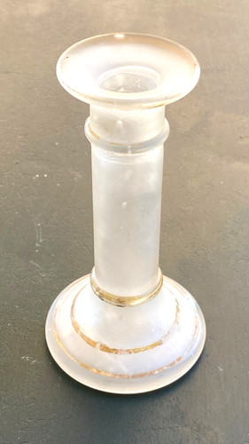 Ancien bougeoir opaline - bougeoir, en