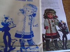 T4 PATRON POUPEE "MARIE