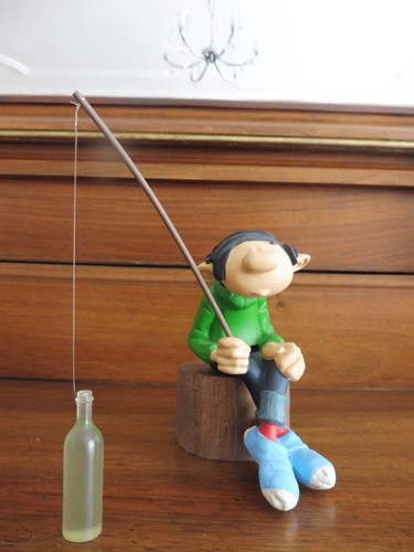 Figurine gaston pêcheur - figurine,