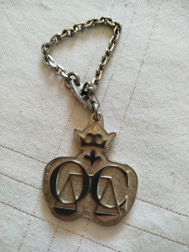 Christofle porte clé - clé, metal