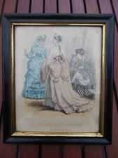 Gravure de mode Journal des Demoiselles aout 1869