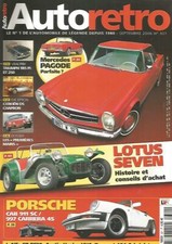 AUTO RETRO N°301 MERCEDES PAGODE / LOTUS SEVEN / CITROEN DS CHAPRON / TR5 Pi