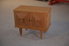 Chevet brutaliste en chêne et plaquage de chêne 1950's