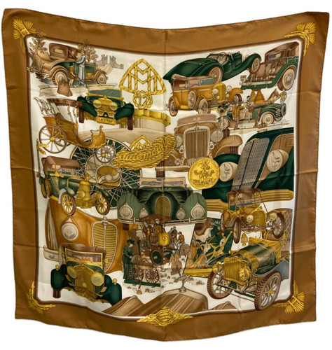 écharpe hermes carre - hermes, 90