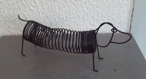 Statuette teckel basset - teckel, en