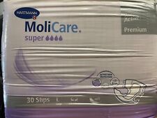 Lot de 4 paquets de 30 couches Molicare super L        F