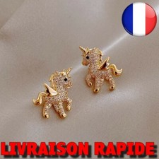 Boucle D'oreille Forme Licorne