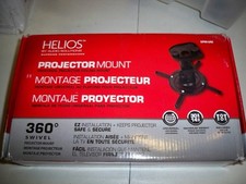 Helios Universal Projector Ceiling Mount 360 Swivel Heavy Gauge Steel Hardware