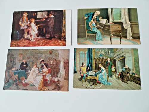 4cartes postales artistiques