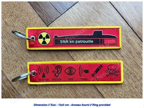 Porte clé tissus sna en - porte-clé,
