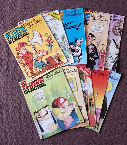 Lot fluide glacial humour - fluide,