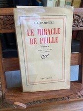 Campbelle J.-L.: Le miracle de Peille 1939 gallimard NRF