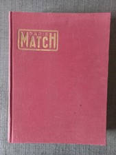 Reliure Paris Match lot 27 n° du 67 au 93 contient le rare n° 74 du 19 Aout 1950