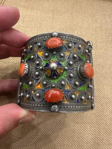Bracelet berbere kabyle coral - bracelet,