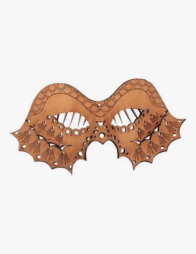 Sirène cuir masque - sirène, en