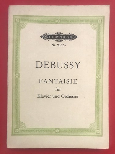 Debussy fantaisie pour - debussy,