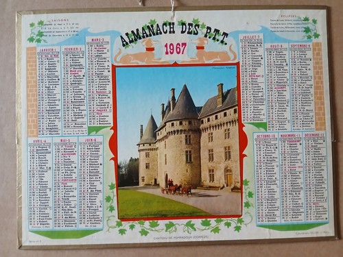 Calendrier ptt almanach la - de,