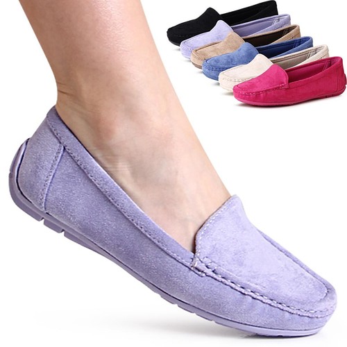 Femmes velours mocassins - velours,