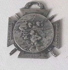 MÉDAILLE WWI JOURNÉE DU POILU 25 26 DÉCEMBRE 1915 