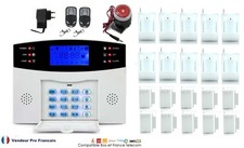 Kit Alarme de Maison Téléphonique sans fil 10 zones evolutif  99 zones
