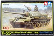 Tamiya 32598 char   Russian Medium Tank T-55 1/48