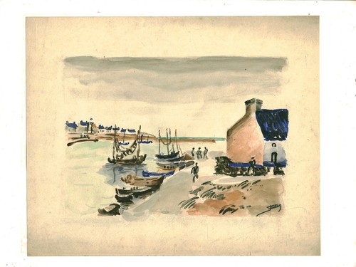 Aquarelle originale sur papier