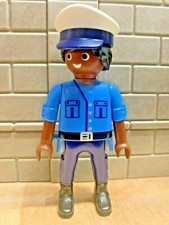 PLAYMOBIL Personnage Policier Gendarme Pompier 41A - pour CUSTOM RARE VINTAGE