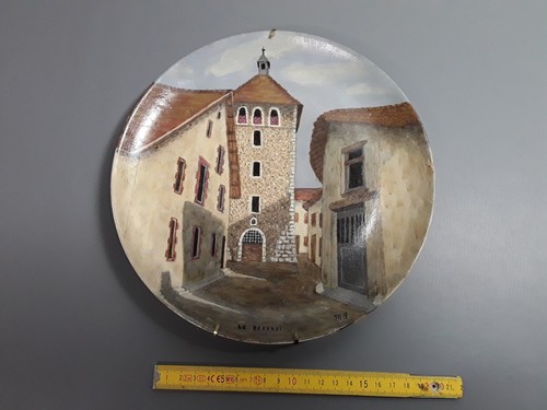 Ancienne assiette décorative