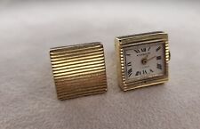 vintage rare MONTRE FOSKA SUISSE SWISS BOUTONS MANCHETTE  DORÉ 