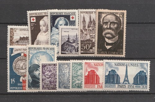 France 1951 lot - -,